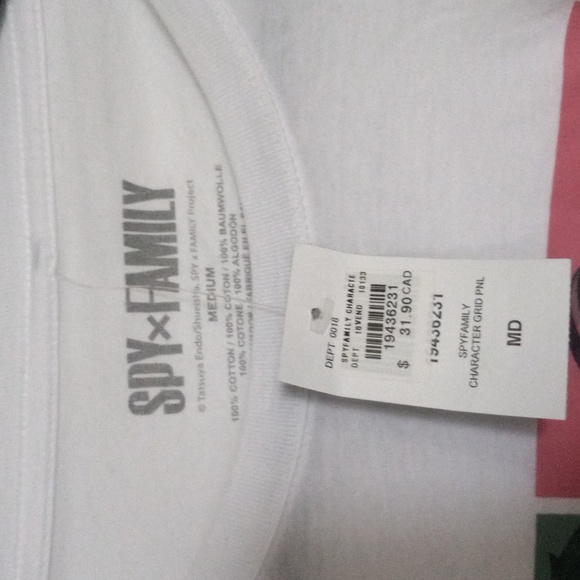 NWT White Spy x Family Shirt - Picture 3 of 4